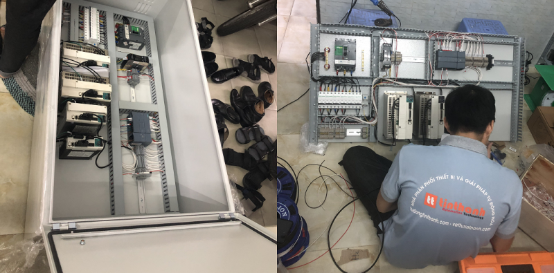 Nhận lập trình PLC, lắp đặt tủ điện cho đơn vị chế tạo máy